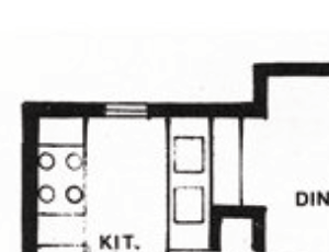 3 Bedroom/1 Bathroom Townhouse